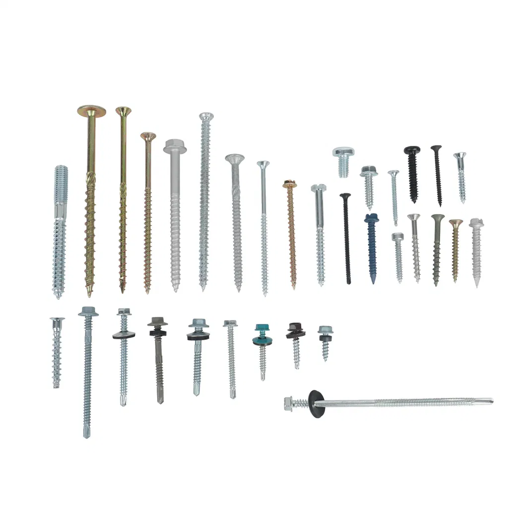 Supply All Kinds of Screws-Drywall Screw-Chipboard Furniture Screw-Self Drilling Screw-Roofing Screw-Decking Screw-Wood Screw-Machine Screw-Self Tapping Screw